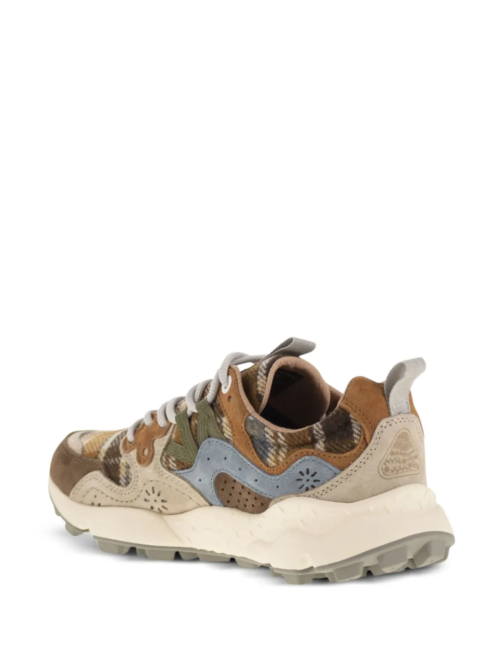FLOWER MOUNTAIN Yamano 3 sneakers met vlakken Bruin