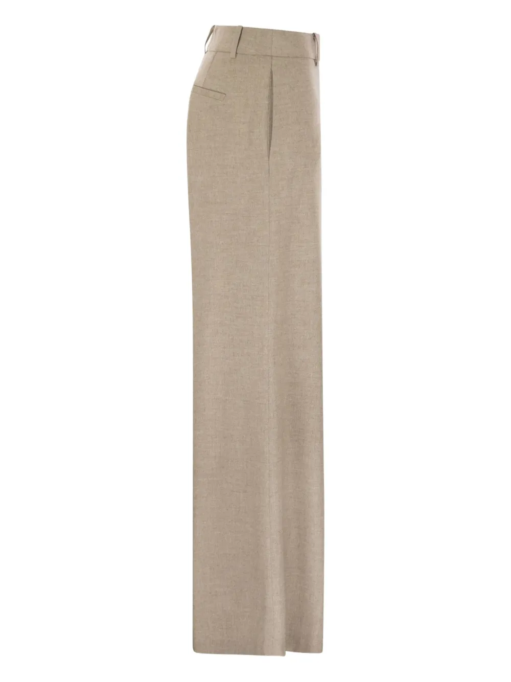 Herno Broek met logodetail Beige