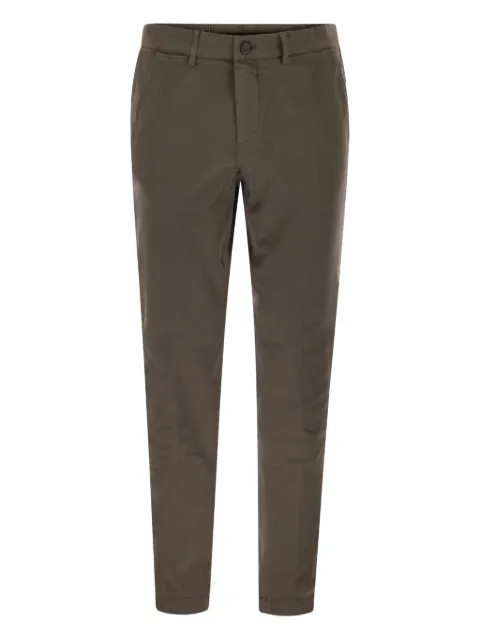Peserico flat-front chino trousers