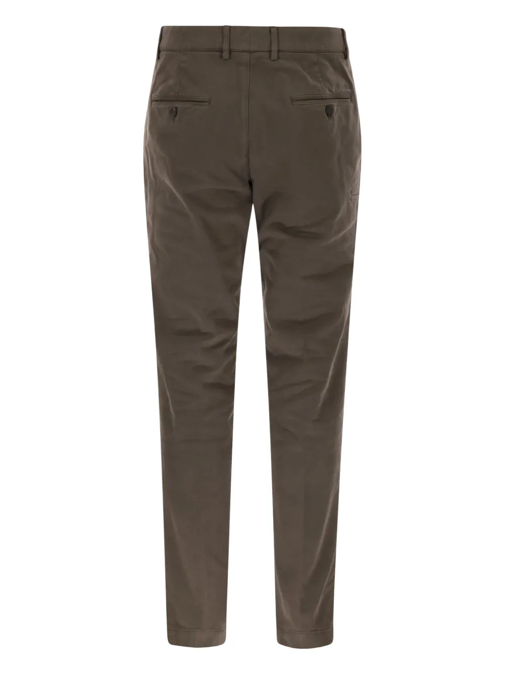 Peserico Chino met platte voorkant - Bruin
