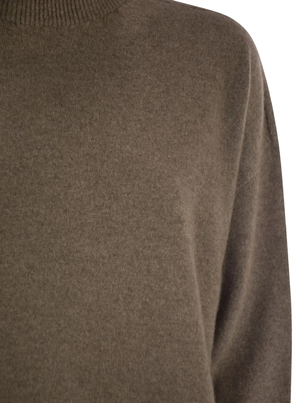 Vanisé Giuly High-neck Asymmetrical Sweater In Multi