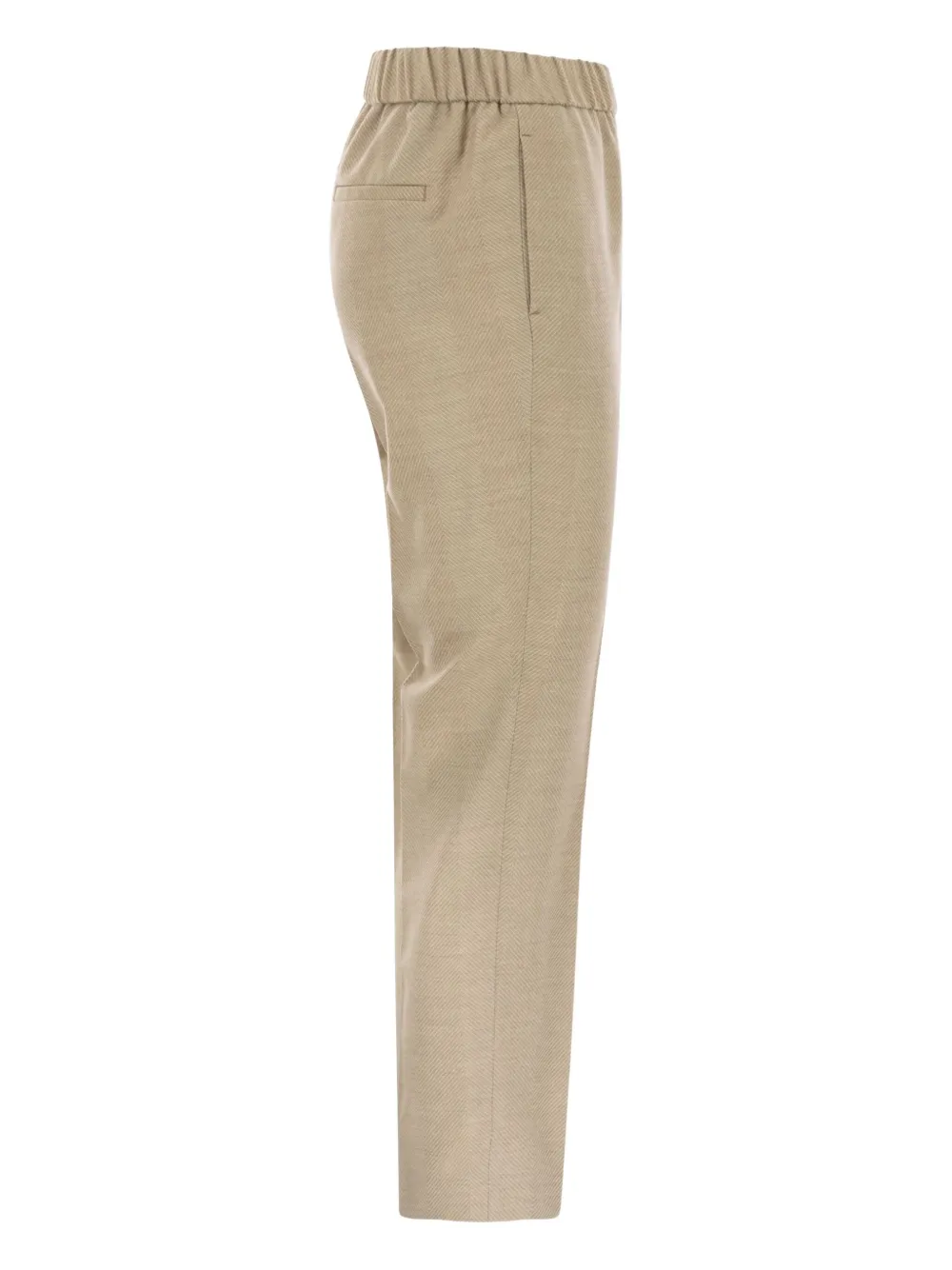 Peserico Elasticated-waistband Trousers In Animal Print