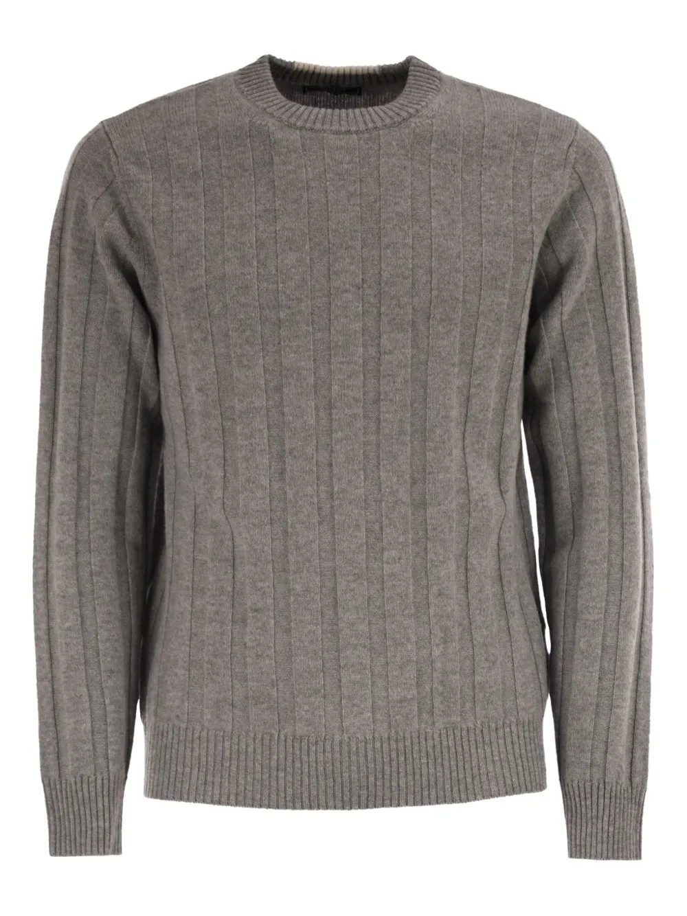 Peserico pull côtelé à col ras du cou | gris | Image 1
