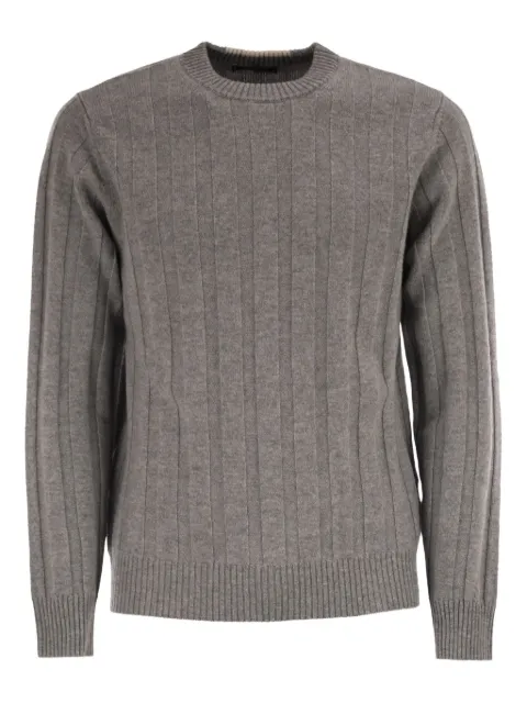 Peserico ribbed crew neck sweater