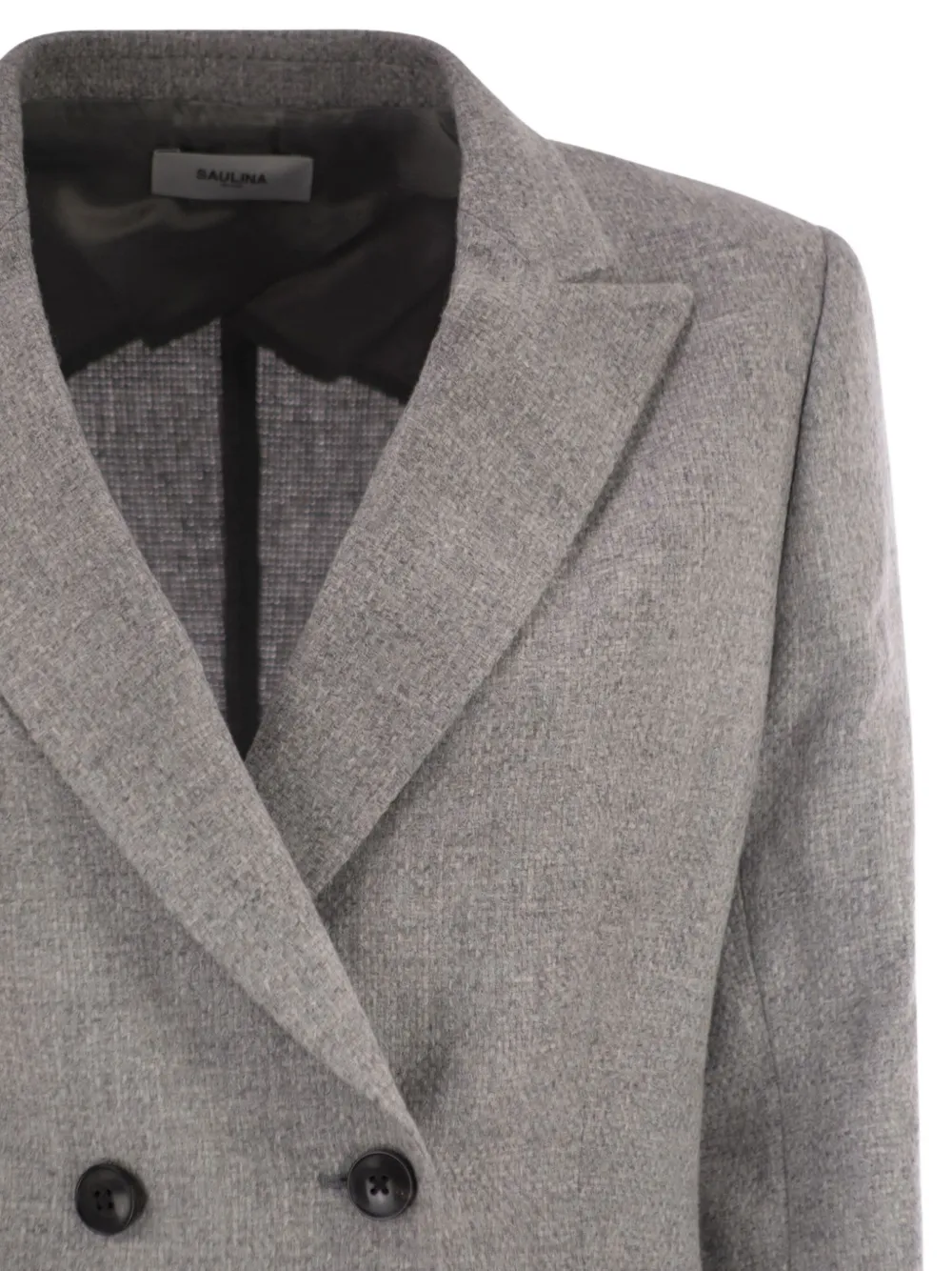 Saulina Anita Double-breasted Blazer In Multi