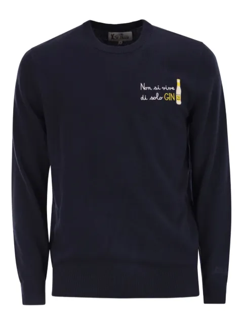 MC2 Saint Barth sudadera Heron con cuello reondo y bordado