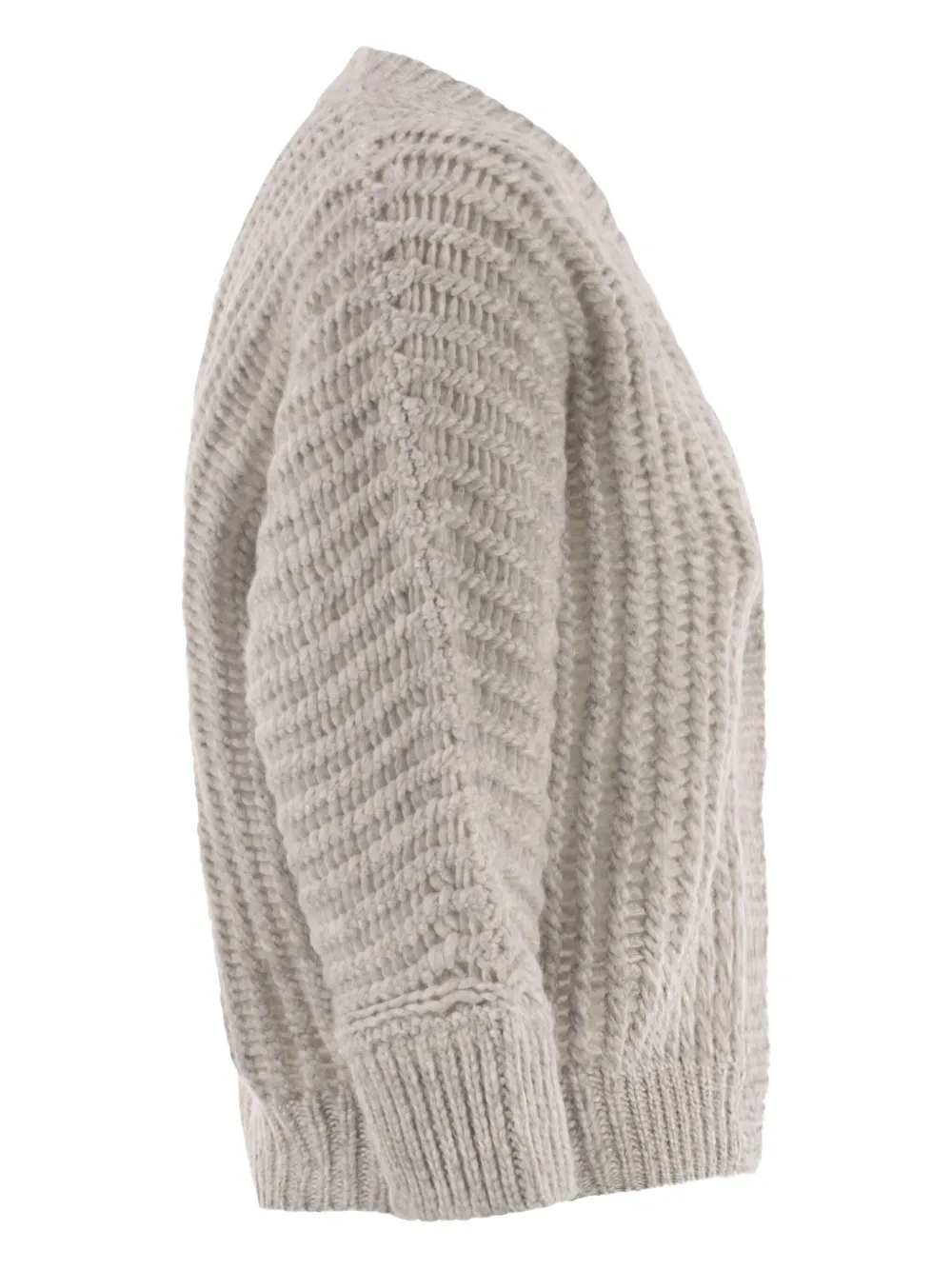 Peserico Cardigan con scollo a V - Grigio