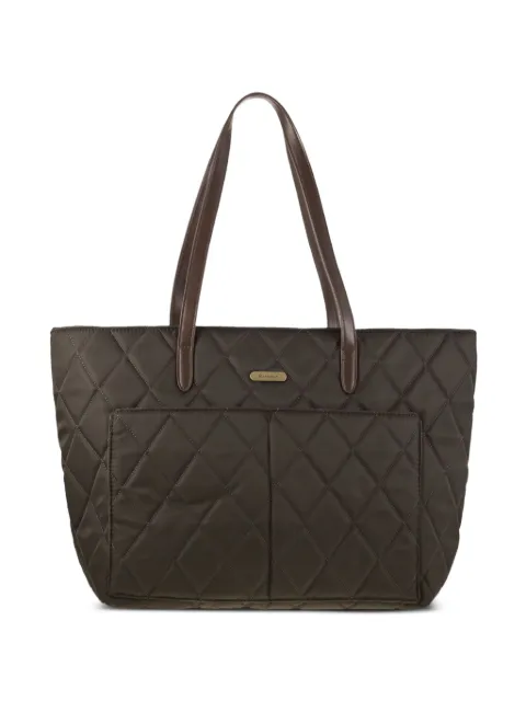 Barbour quilted tote bag