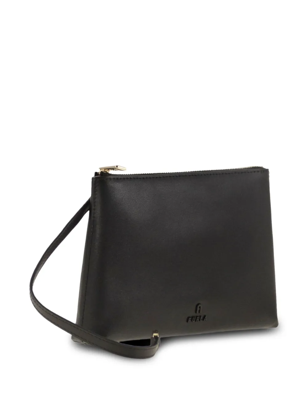 Furla Crossbodytas met logodetail en rits Zwart