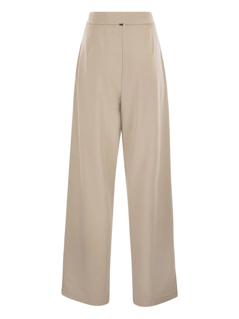 Herno Women Jogger Trousers In Viscose Blend In Brown