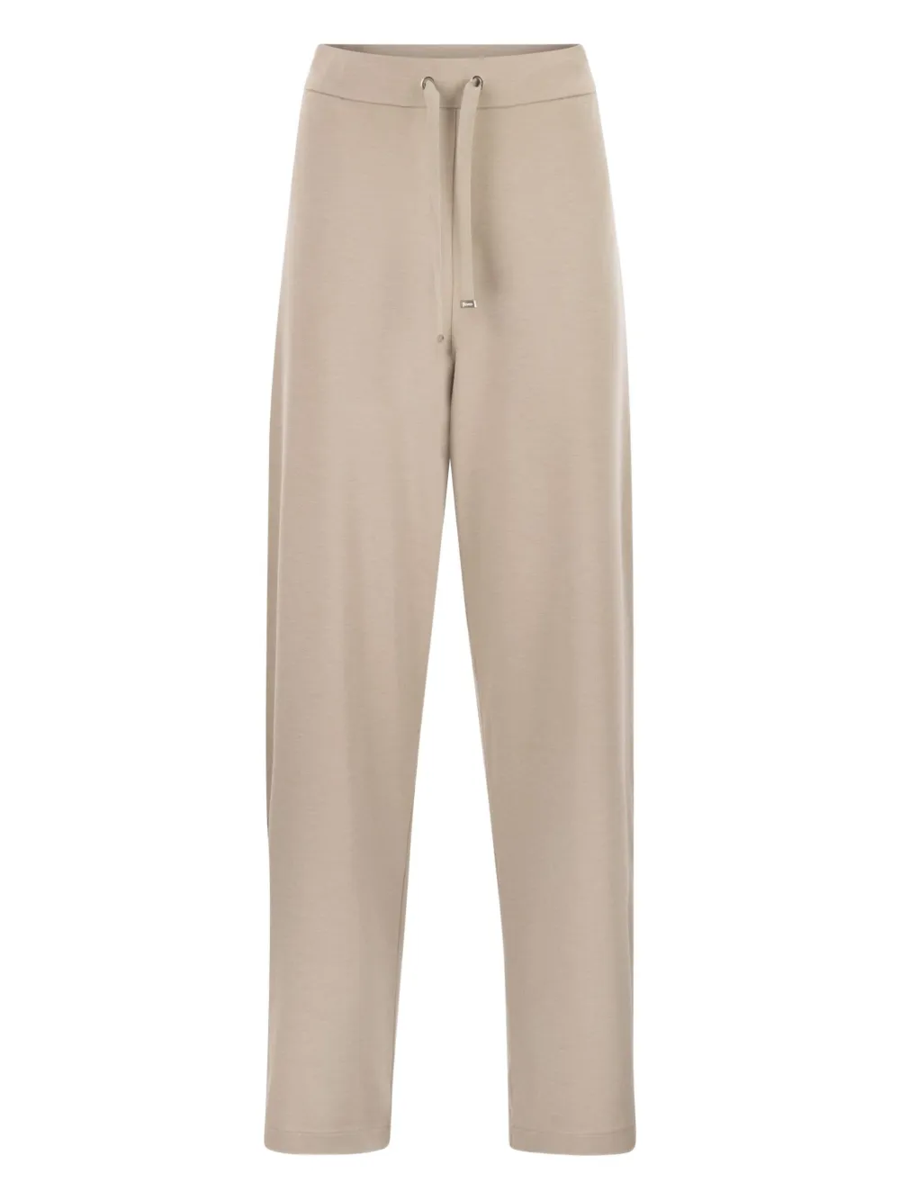Herno Women Jogger Trousers In Viscose Blend In Brown