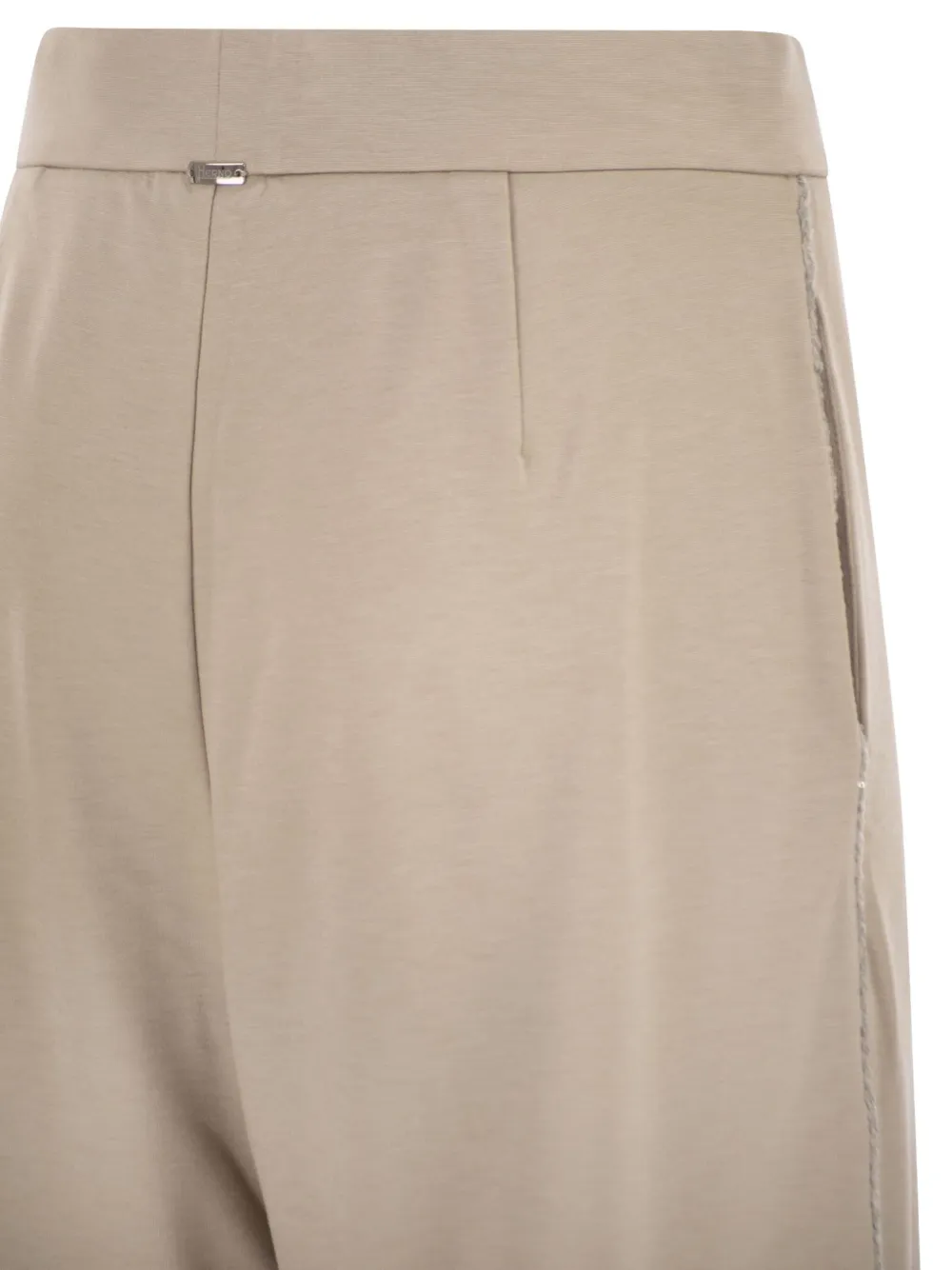 Herno Women Jogger Trousers In Viscose Blend In Brown