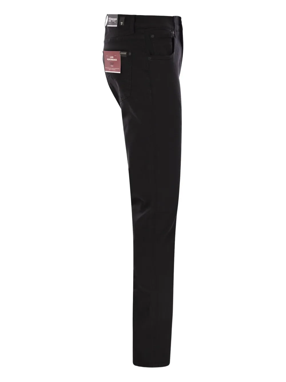 7 For All Mankind Slimmy jeans met toelopende pijpen Zwart