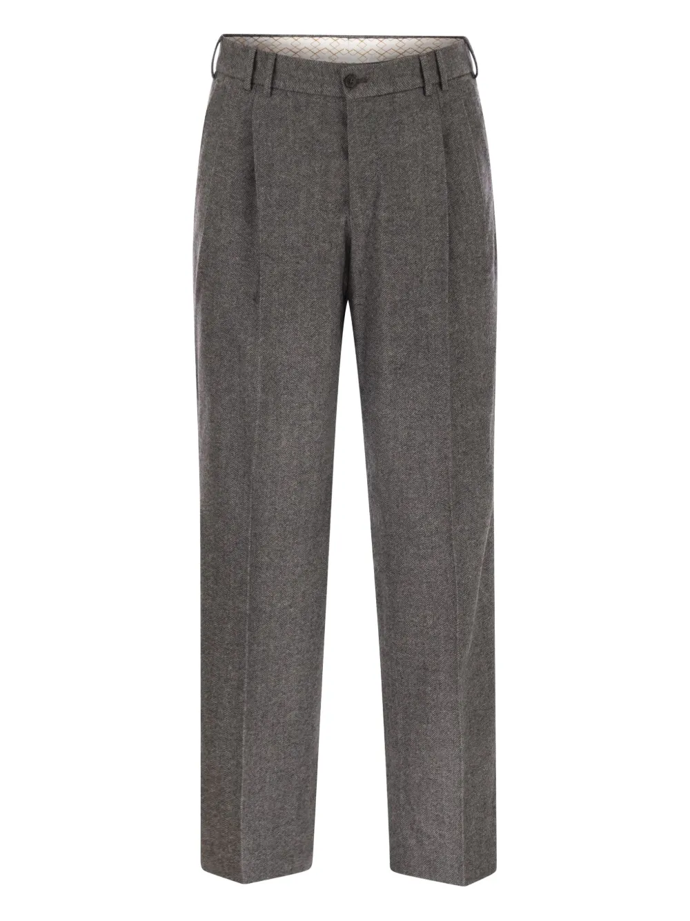 PT Torino Michael pleats belt-loop trousers | Grey | Image 1