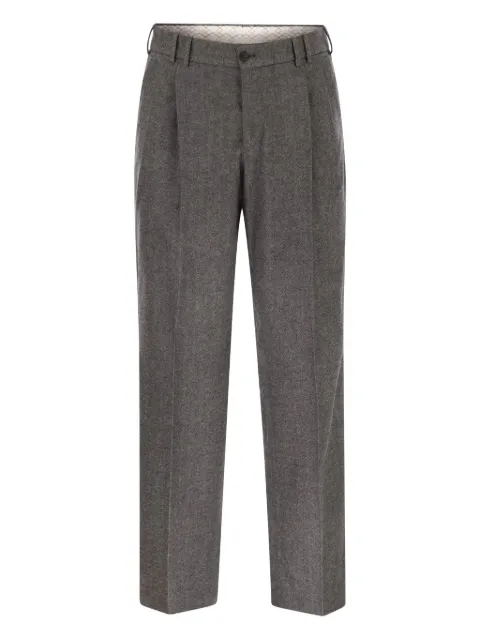 PT Torino Michael pleats belt-loop trousers