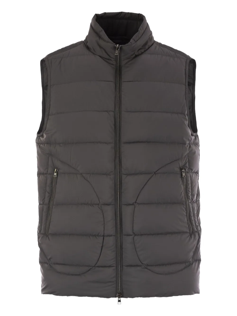 Herno zip-up gilet | Grey | Image 1