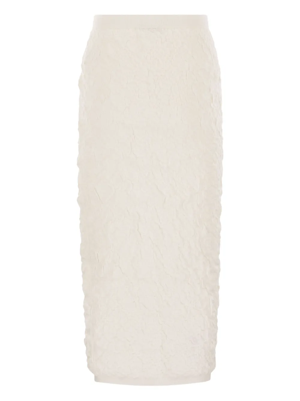 Fabiana Filippi Rok met reliëf - Beige