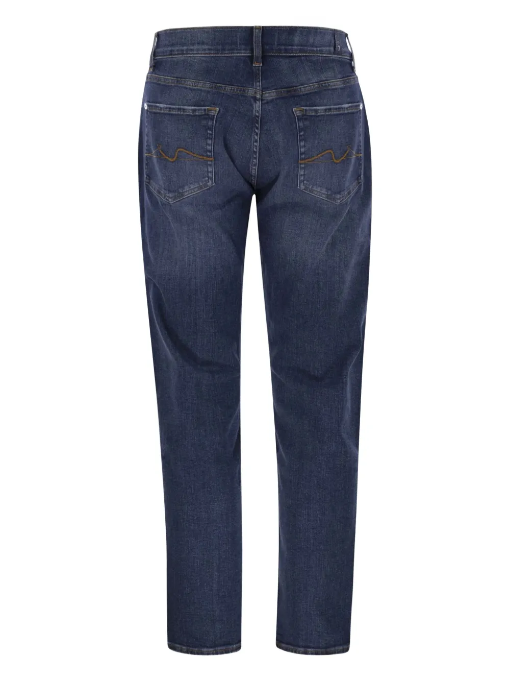 7 For All Mankind Jeans met riemlussen - Blauw