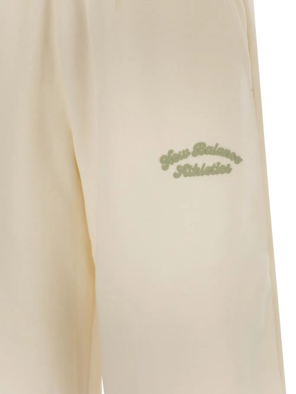 New Balance Elastic-waist Logo-detail Track Pants In Neutral