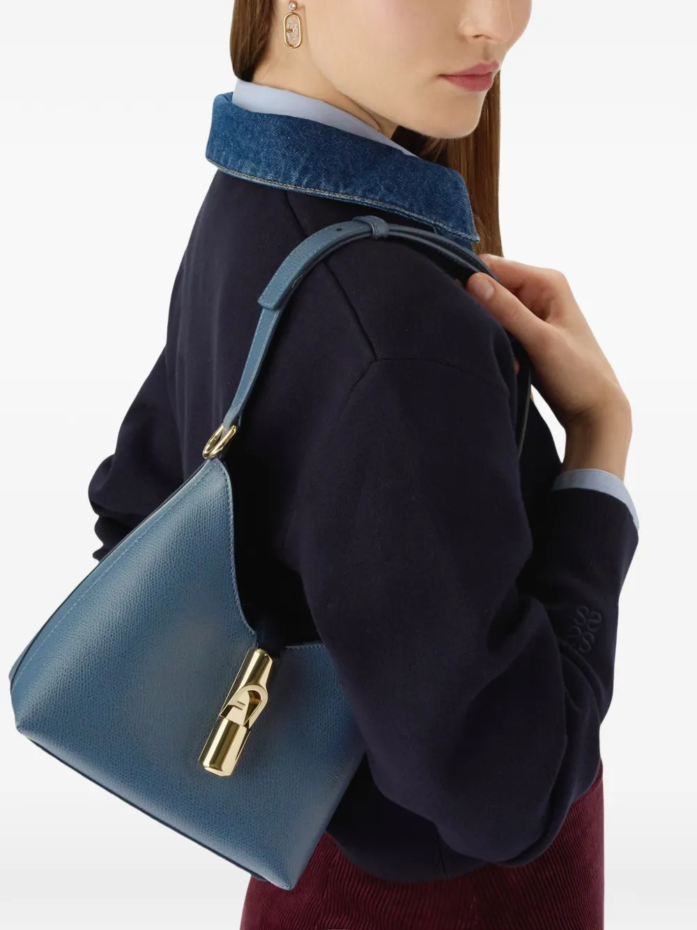 Mini Iridescent Shoulder Bag