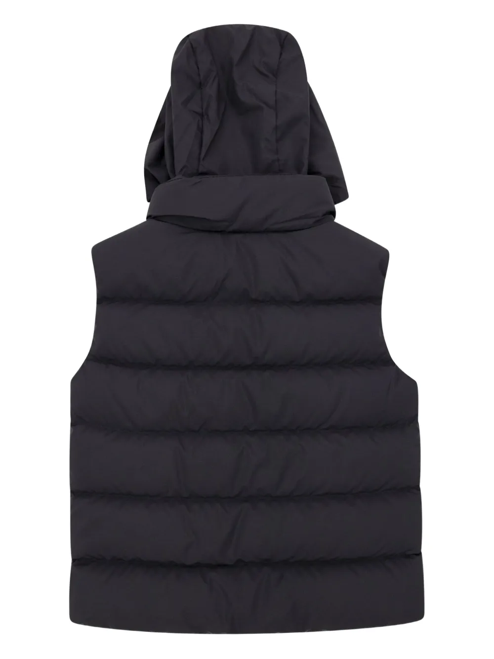 Moncler Enfant Buang bodywarmer met afneembare capuchon - Blauw