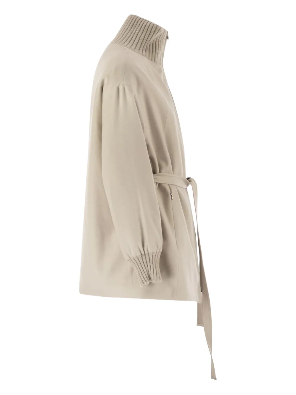 Herno belted high-neck jacket | Fitted Jackets | Image 2