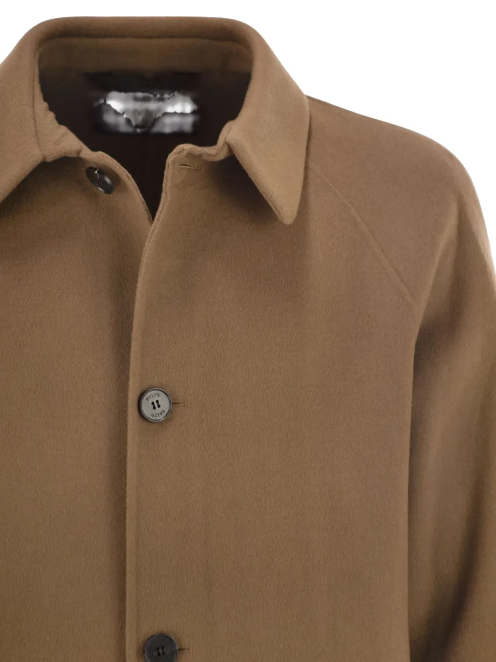 Paltò Maurilio Wool Coat In Brown