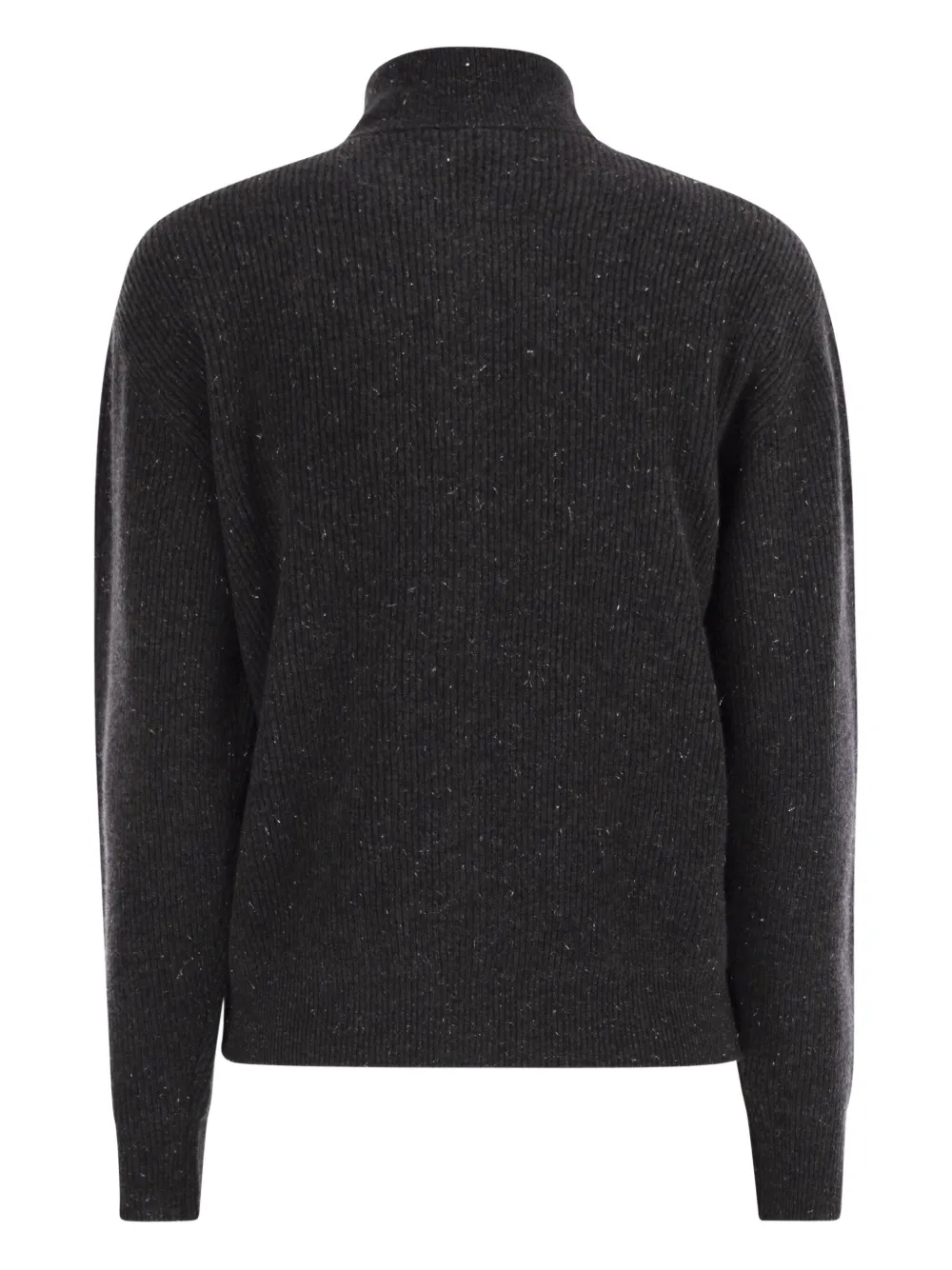 Peserico Vest met knoopsluiting en hoge hals Grijs