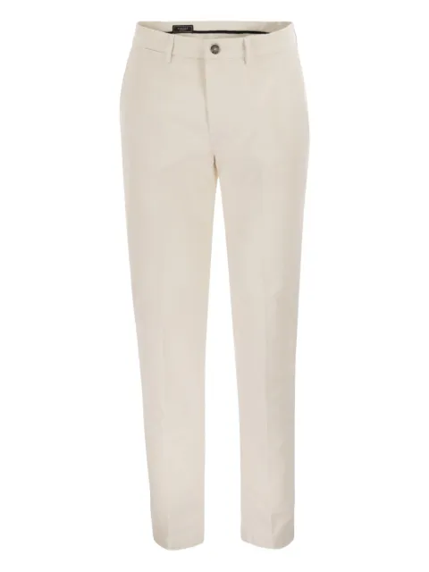 Peserico gabardine-weave chino trousers