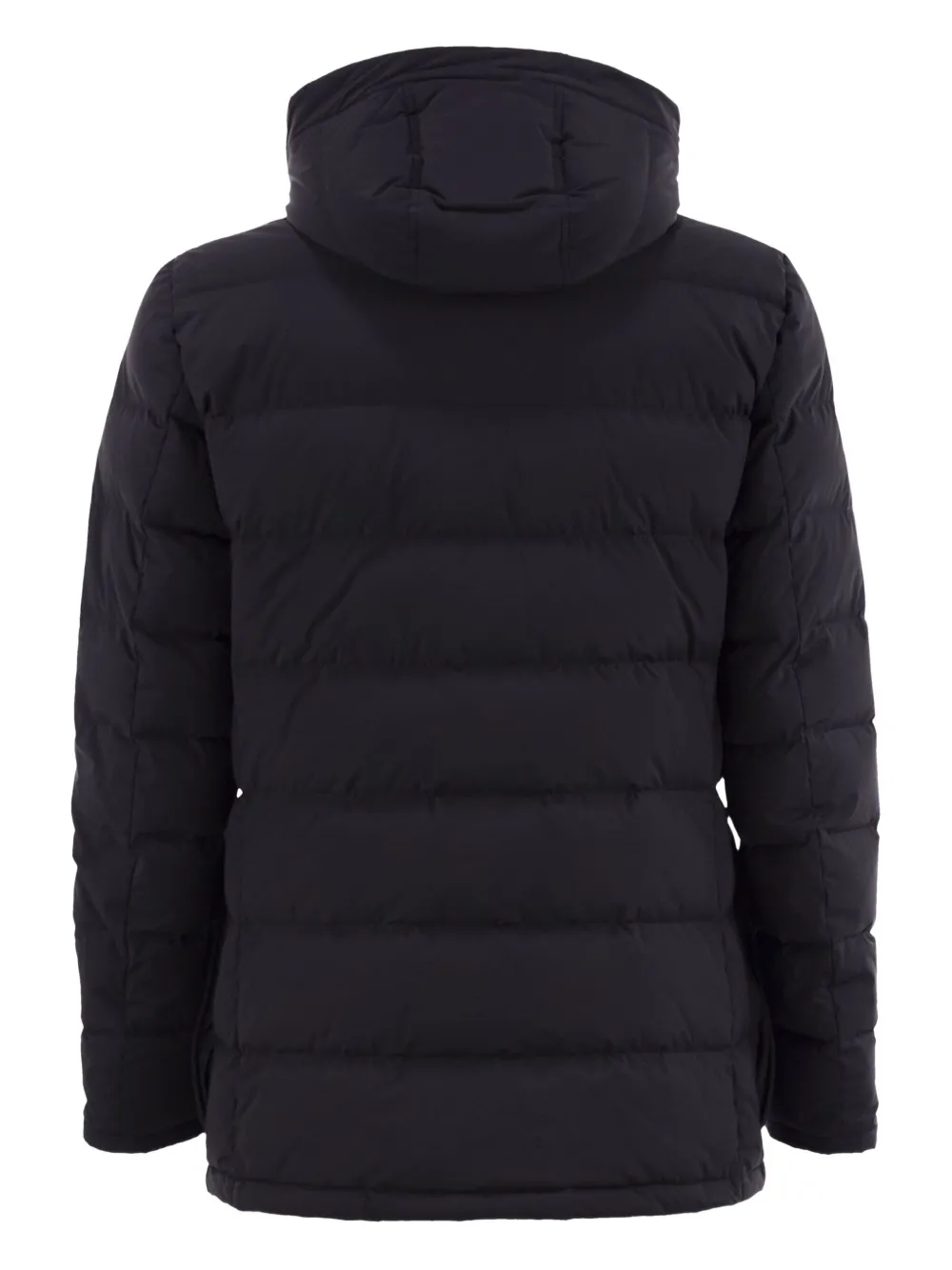 Kiton logo-patch padded jacket | Down Jackets | Image 2