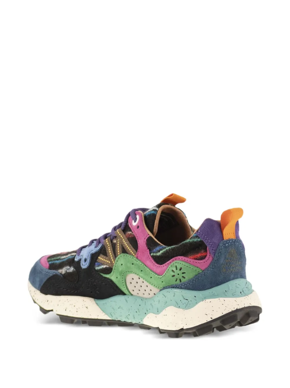 FLOWER MOUNTAIN Yamano 3 sneakers met vlakken Zwart
