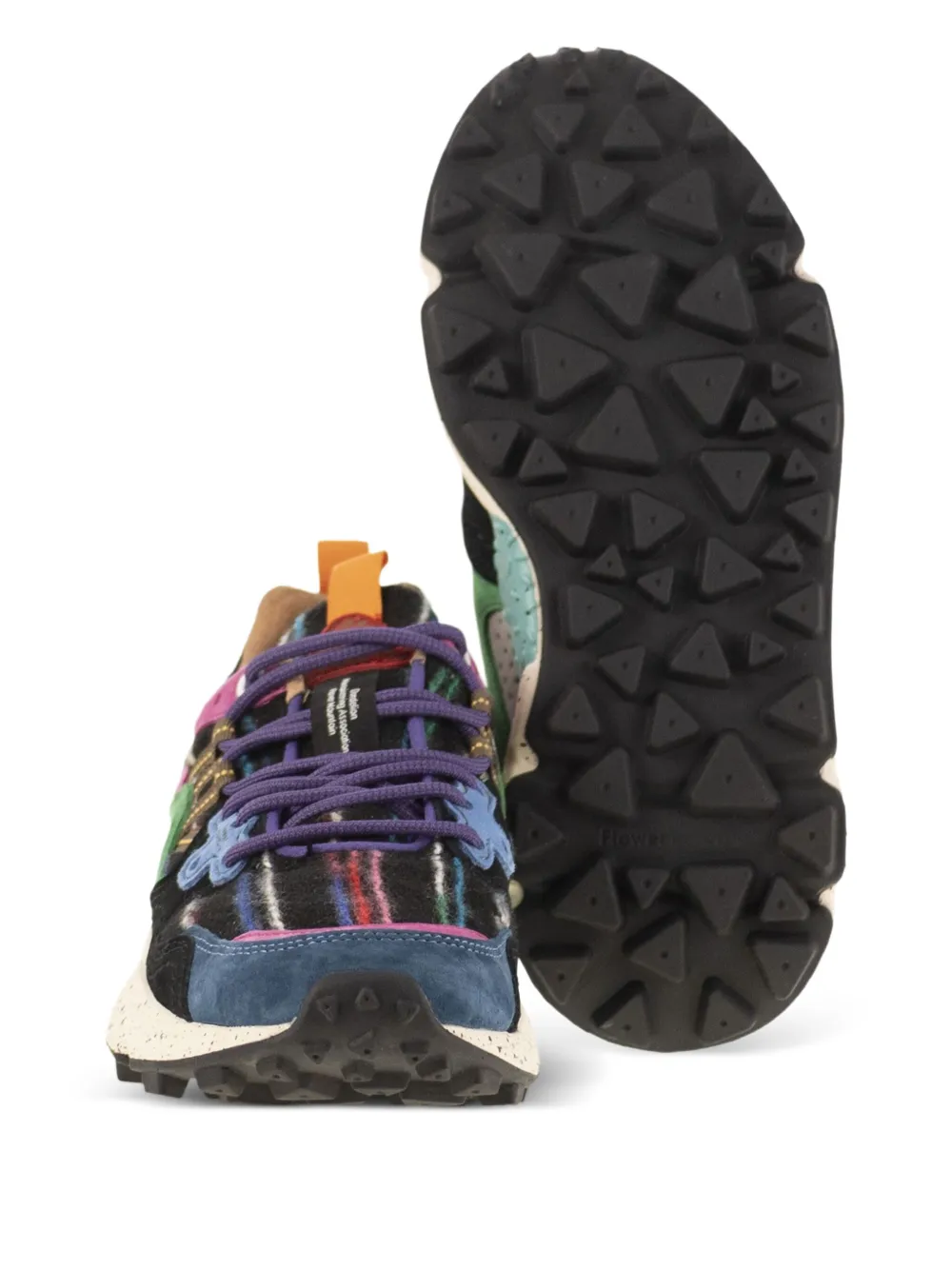 FLOWER MOUNTAIN Yamano 3 sneakers met vlakken Zwart