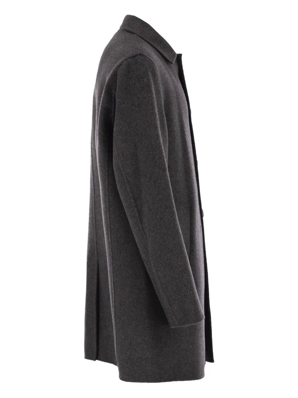Paltò Alfredo Wool Coat In Gray