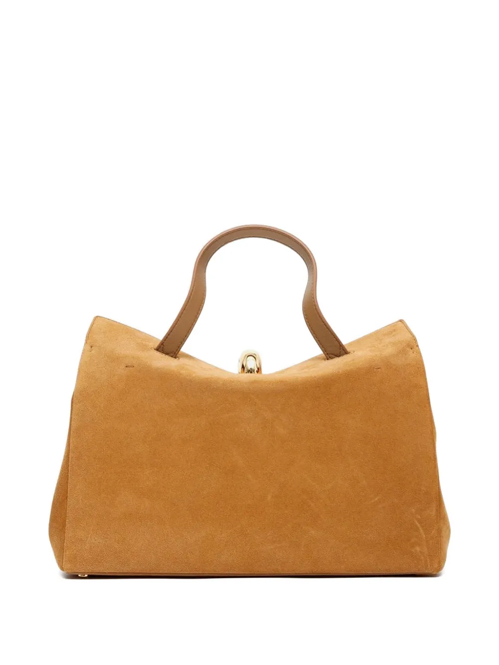 Jacquemus The Valérie leren shopper - Bruin
