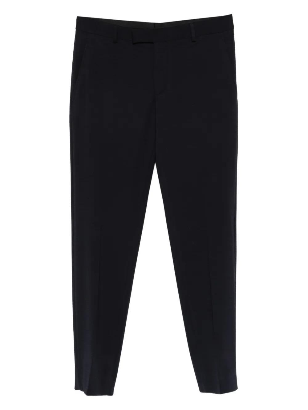 Karl Lagerfeld textured straight-leg trousers - Blu