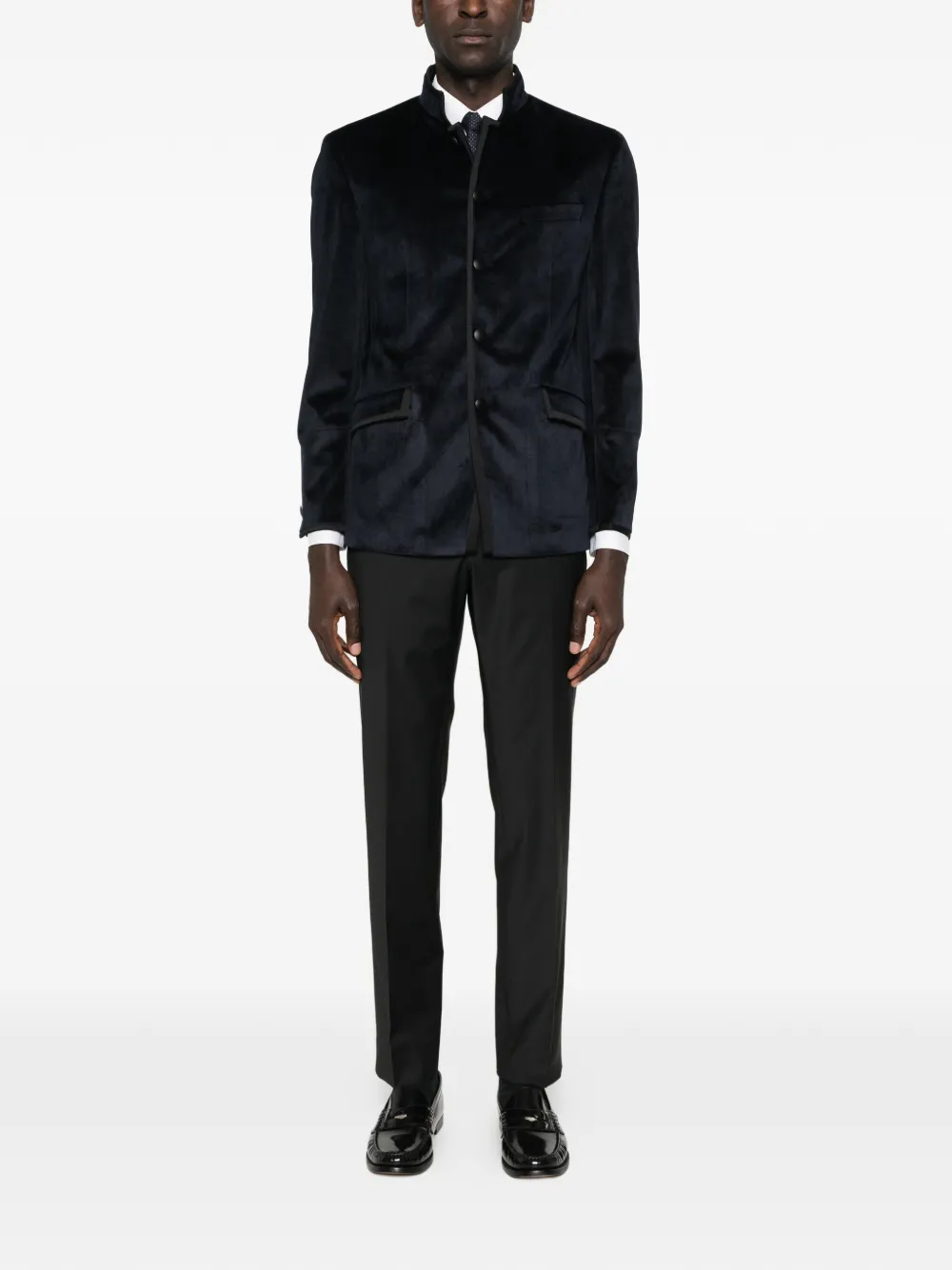 Karl Lagerfeld front-crease tailored trousers | Tailored Pants | Image 2