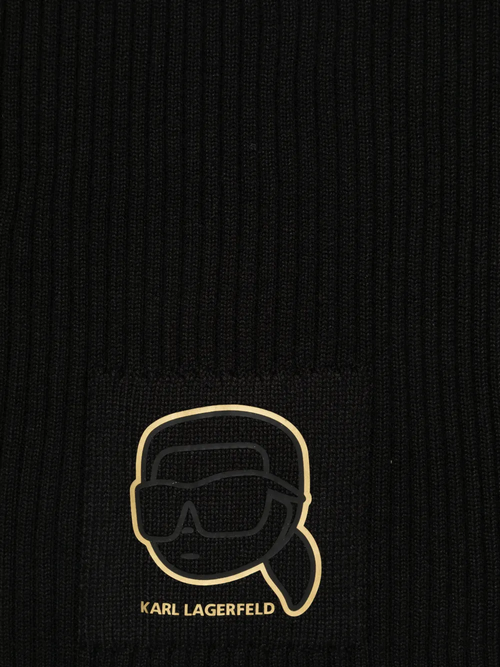 Karl Lagerfeld ribbed beanie scaf | Hats | Image 2