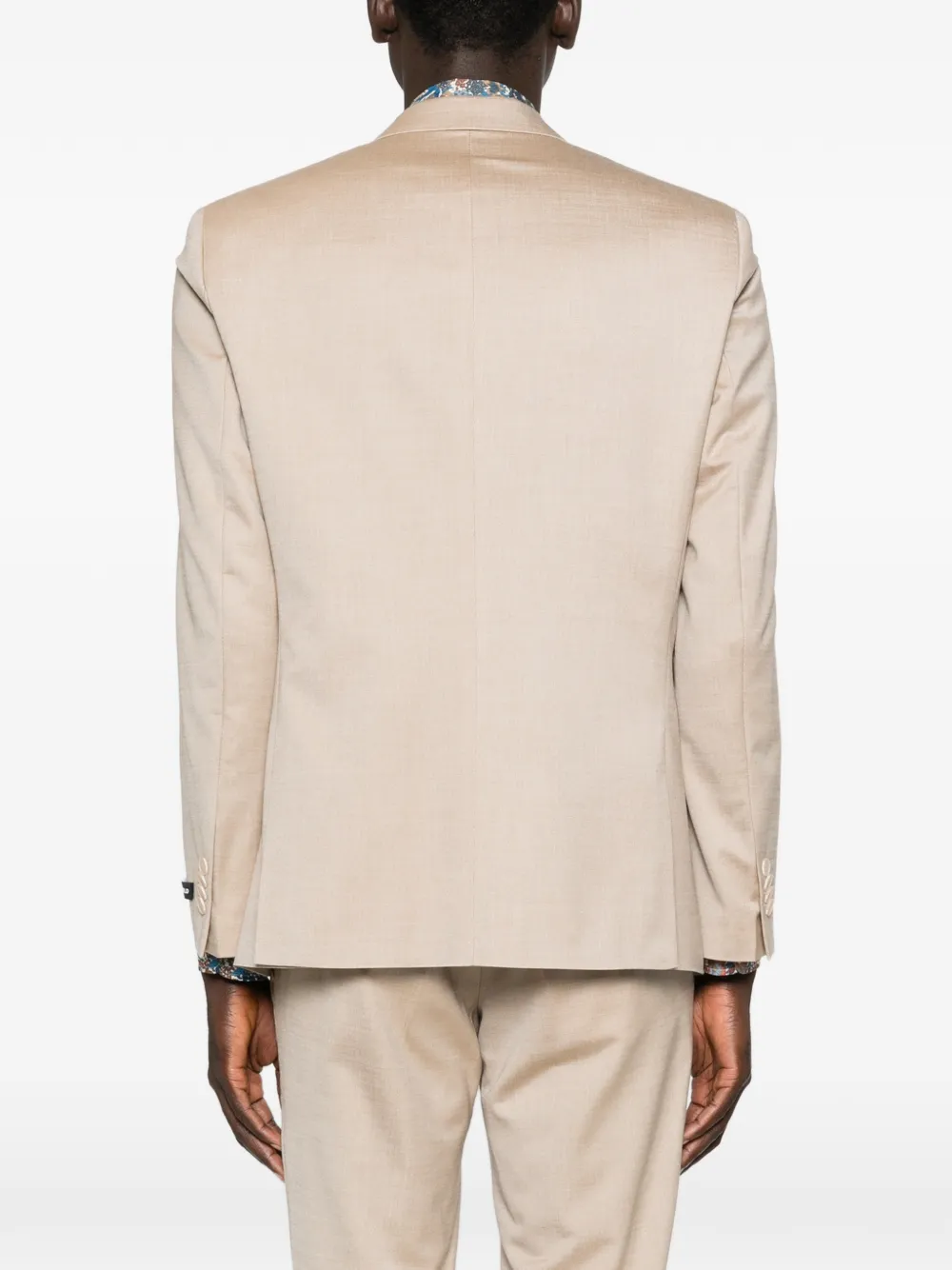 Karl Lagerfeld Blazer met bewerkte revers Beige