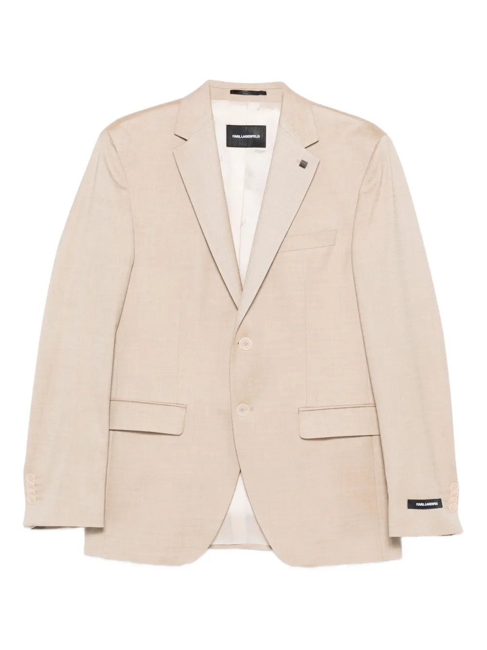 Karl Lagerfeld notched-lapel blazer | neutro | Image 1