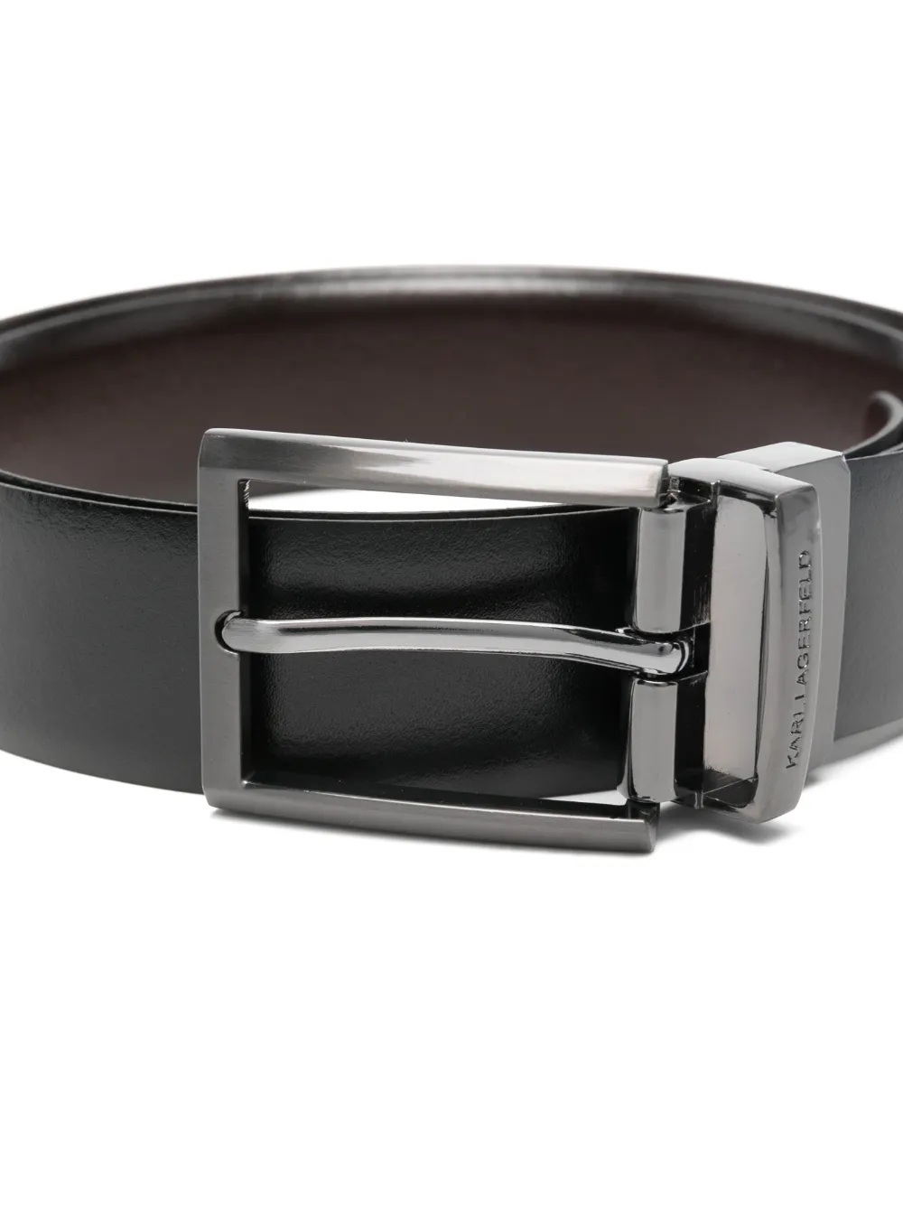Karl Lagerfeld Riem met vierkante gesp Zwart