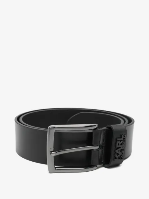 Karl Lagerfeld logo buckle belt
