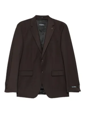 DIESEL J-KEYSERY ブラック テーラードジャケット Men's Double-breasted blazer in wrinkled shell | Black | Diesel