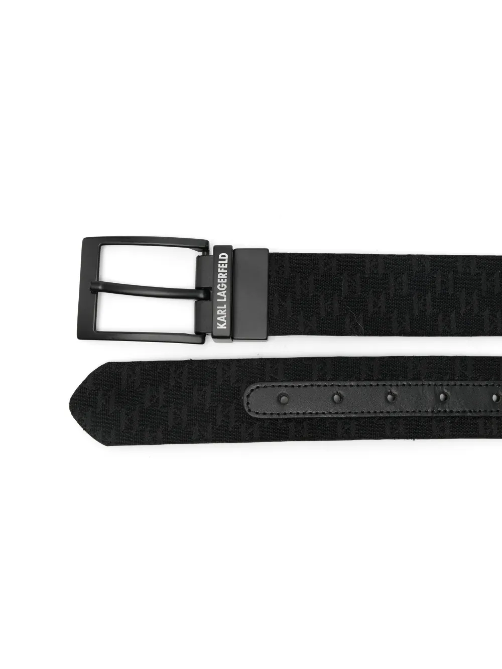 Karl Lagerfeld cinturón con hebilla del logo | Image 2