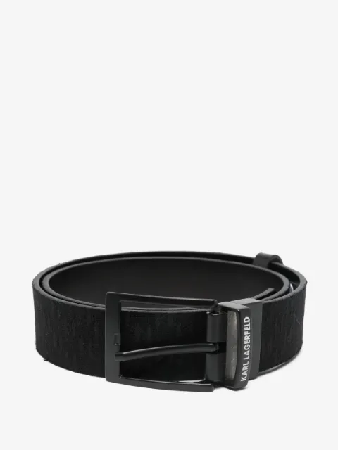 Karl Lagerfeld logo buckle belt