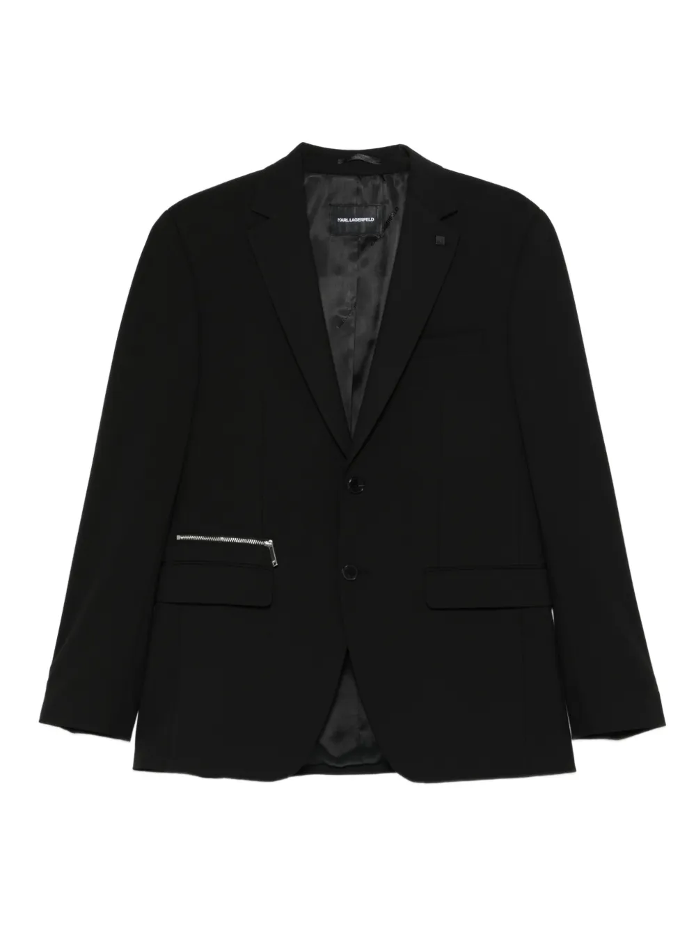 Karl Lagerfeld single-breasted blazer | noir | Image 1