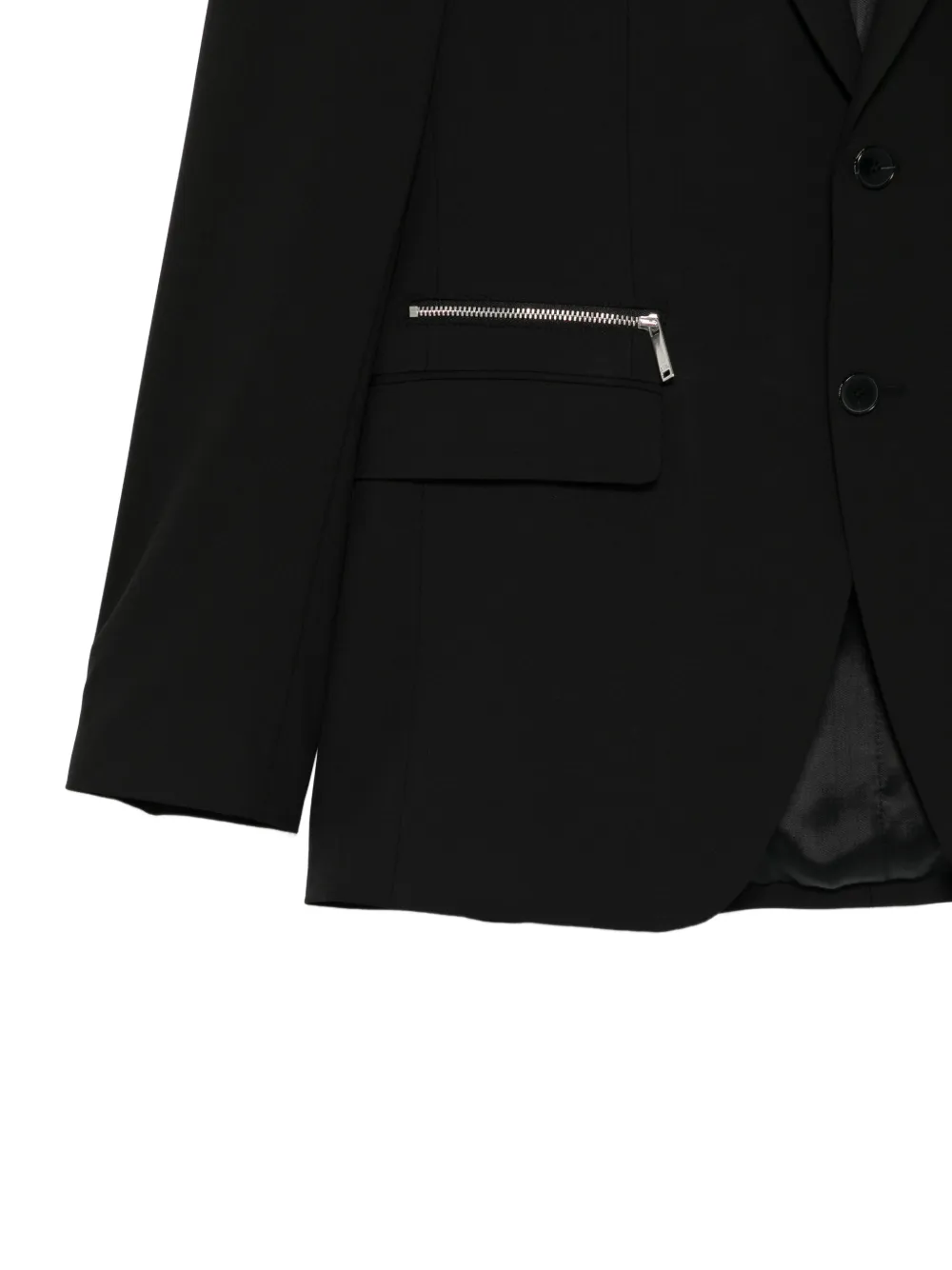 Karl Lagerfeld Blazer met enkele rij knopen Zwart
