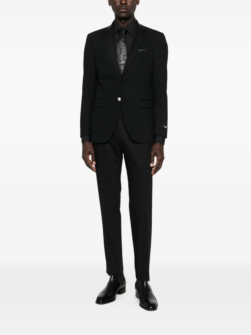 Karl Lagerfeld Edge trousers - Zwart