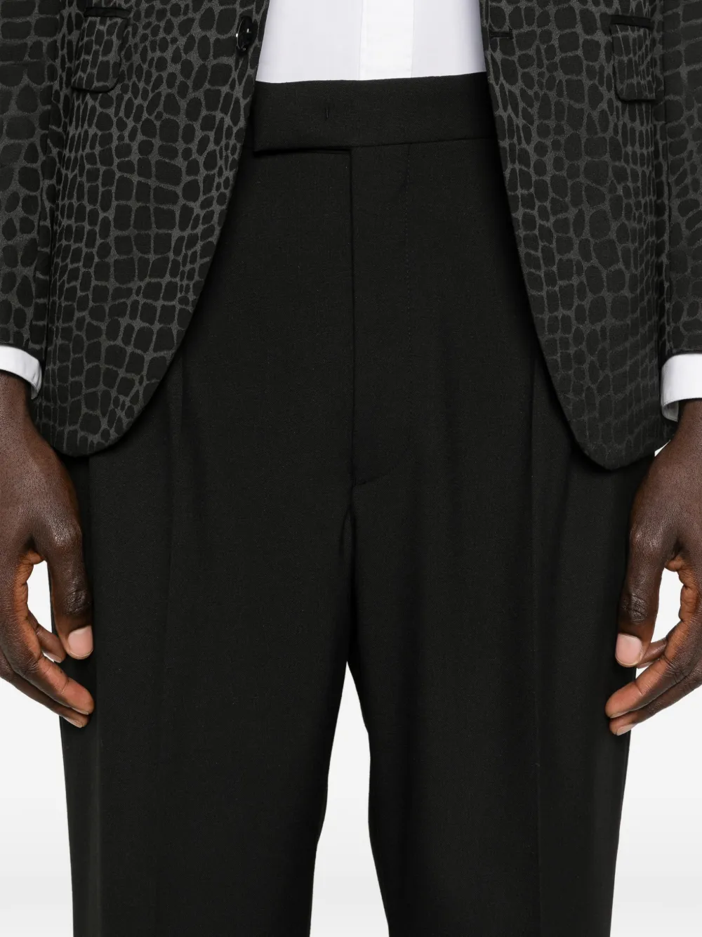 Karl Lagerfeld Geplooide pantalon Zwart