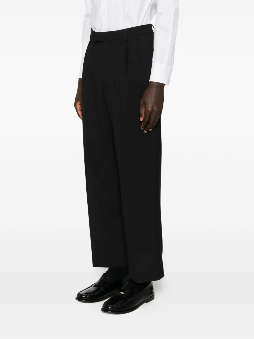 Karl Lagerfeld Geplooide pantalon Zwart