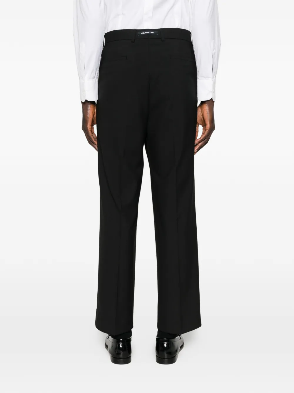 Karl Lagerfeld Geplooide pantalon Zwart
